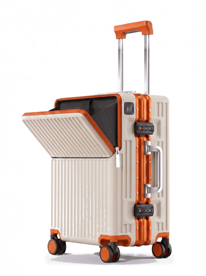 TRACE Meridian White/Orange frontopen