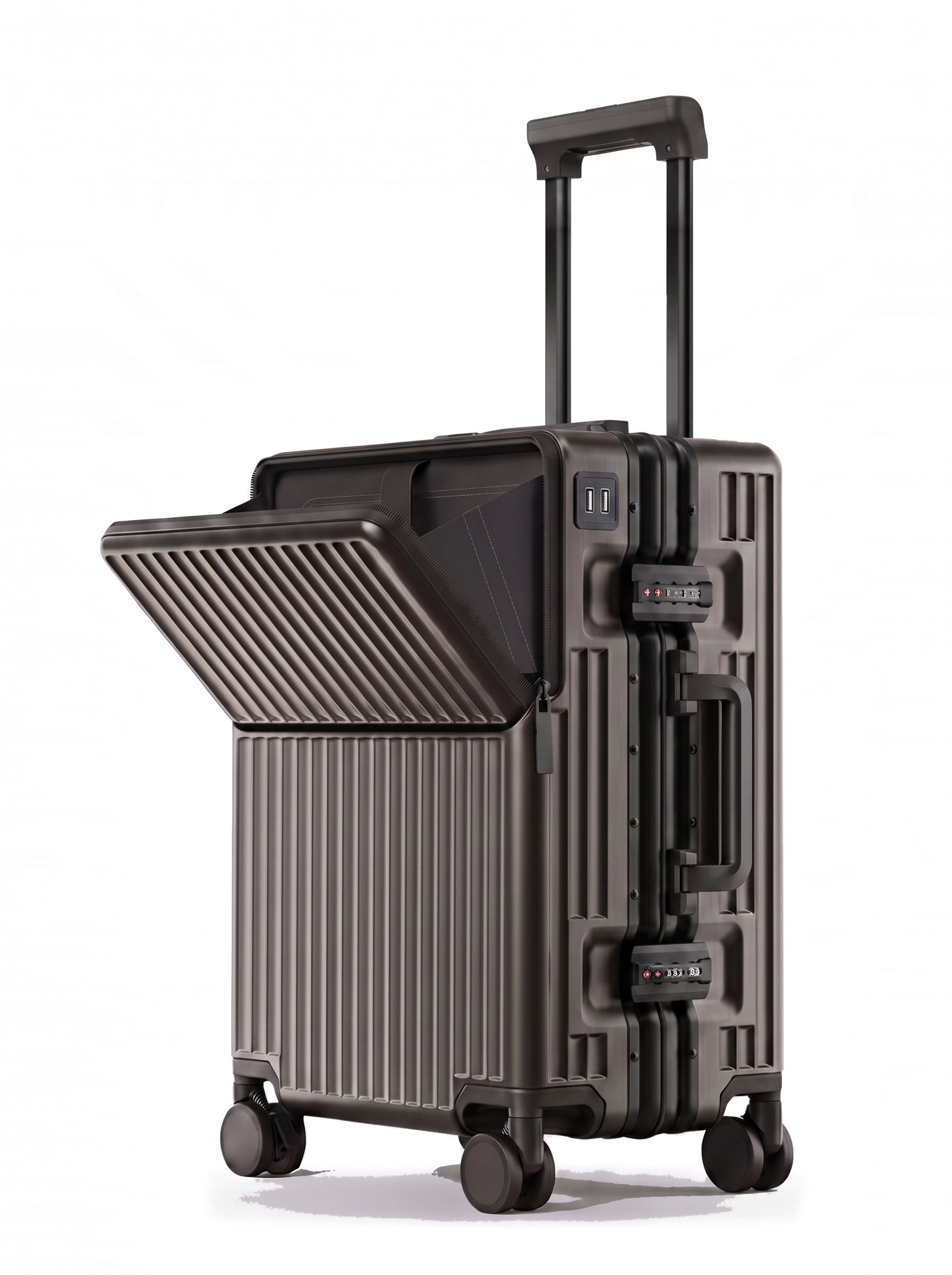 TRACE Meridian Gunmetal Gray frontopen