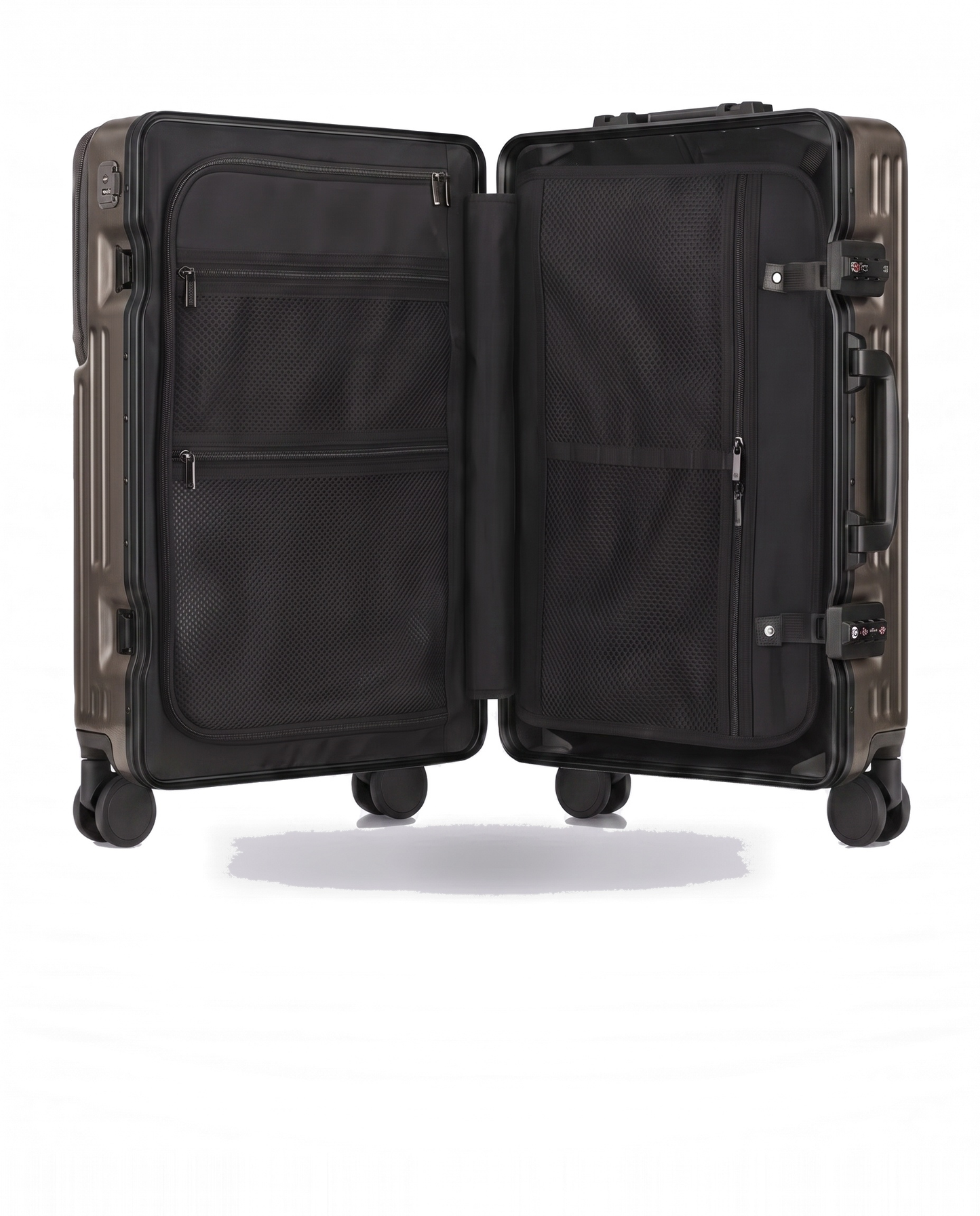 TRACE Meridian Gunmetal Gray open
