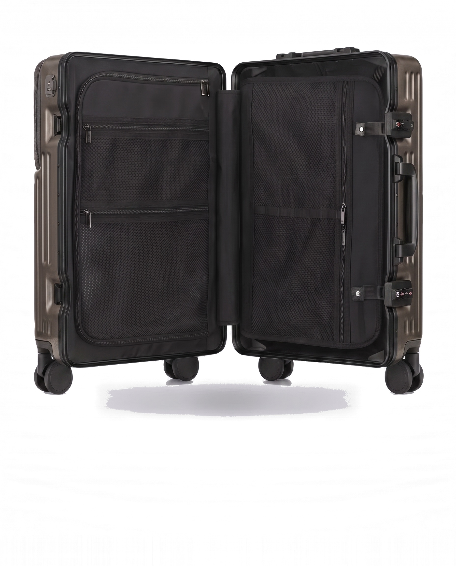 TRACE Meridian Gunmetal Gray open